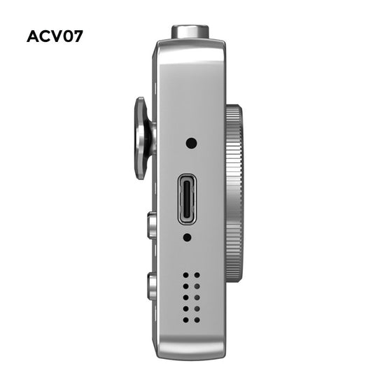 ACV07 Digital Camera, 48MP Photo 4K Video, 16X Zoom, Super Slim and light design for Best Gifts, White