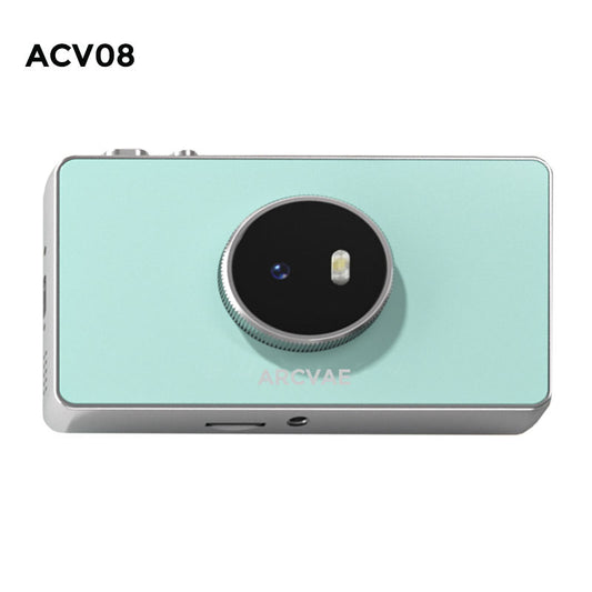 ACV08 Digital Camera, 64MP Photo 4K Video, 16X Zoom, Super Slim and light design for Best Gifts, Blue